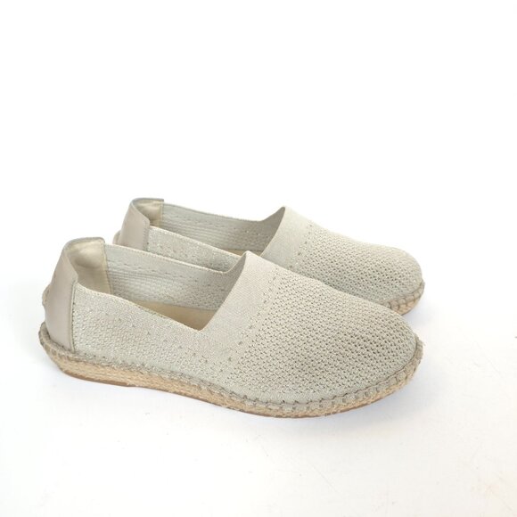 Cole Haan Grand OS Women’s Beige Knit Slip On Espadrille Flats Size 9.5B - Picture 1 of 10